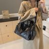 Retro Zip-Top Shoulder & Crossbody Bag for Women