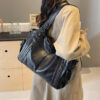 Retro Zip-Top Shoulder & Crossbody Bag for Women
