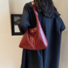 2-Piece Women's Shoulder Tote & Matching Clutch Bag Set